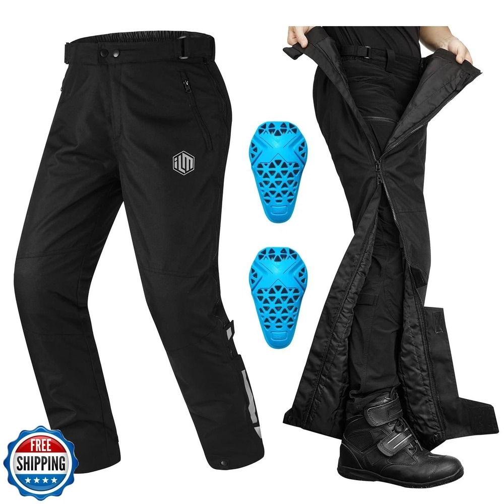 ILM Detachable Winter Motorcycle Riding Pants Men Medium CE 2 Armored Full Leg